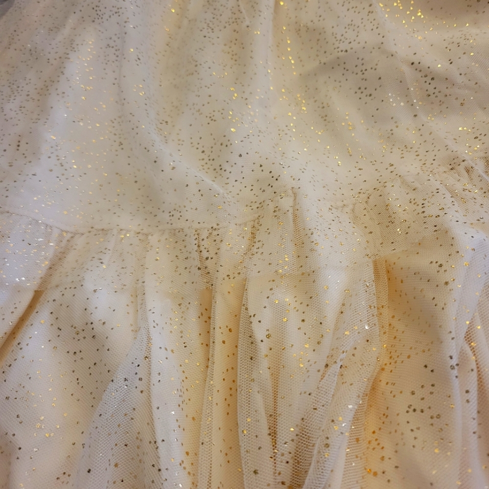 Hanna Andersson sparkle tiered dress size 120